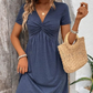 💯Limited Time Half Price-Women's V-Neck Short Sleeve Dresses