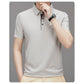 🔥Technologie Ice Silk Black ! Ce t-shirt à manches courtes pour homme ❄️ est doté d'un revers en fibre respirante pour vous garder au frais par temps chaud.