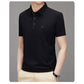 🔥Technologie Ice Silk Black ! Ce t-shirt à manches courtes pour homme ❄️ est doté d'un revers en fibre respirante pour vous garder au frais par temps chaud.
