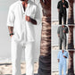 🌿Haute qualité🌿Meilleur confort💧Ensemble deux pièces en coton pour homme : haut et pantalo