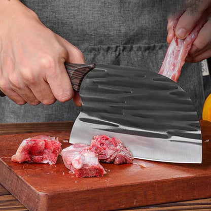🔥Couteau de cuisine en acier inoxydable avec manche ergonomique