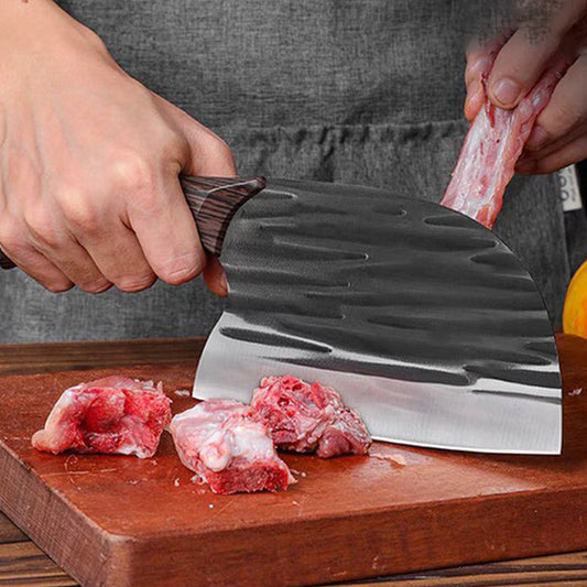 🔥Couteau de cuisine en acier inoxydable avec manche ergonomique