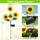 🌻 50 % DE RÉDUCTION EN CE MOMENT ! 🌞 Lampe de jardin à énergie solaire en forme de tournesol – Éclairage LED et design réaliste ✨