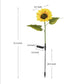 🌻 50 % DE RÉDUCTION EN CE MOMENT ! 🌞 Lampe de jardin à énergie solaire en forme de tournesol – Éclairage LED et design réaliste ✨