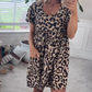 ⏳Zeitlich begrenztes Special⏰Lässiges Leopardenmuster-Minikleid für Damen👗
