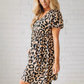 ⏳Zeitlich begrenztes Special⏰Lässiges Leopardenmuster-Minikleid für Damen👗