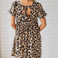 ⏳Zeitlich begrenztes Special⏰Lässiges Leopardenmuster-Minikleid für Damen👗