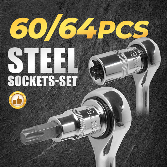 🏆🔩 Coffret de douilles ultime pour mécaniciens – Coffret de douilles en acier CR-V 🔧 50 % de réduction