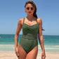 🌈réduction limitée à 50🔥Maillot de bain une pièce pour femmes avec détails en maille
