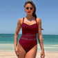 🌈réduction limitée à 50🔥Maillot de bain une pièce pour femmes avec détails en maille