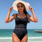 🌈réduction limitée à 50🔥Maillot de bain une pièce pour femmes avec détails en maille