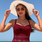 🌈réduction limitée à 50🔥Maillot de bain une pièce pour femmes avec détails en maille
