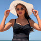 🌈réduction limitée à 50🔥Maillot de bain une pièce pour femmes avec détails en maille