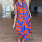👗Women's Fashion Print Sleeveless Maxi Dress | Island/Sunset is amazing ! Robe longue imprimée 🌅