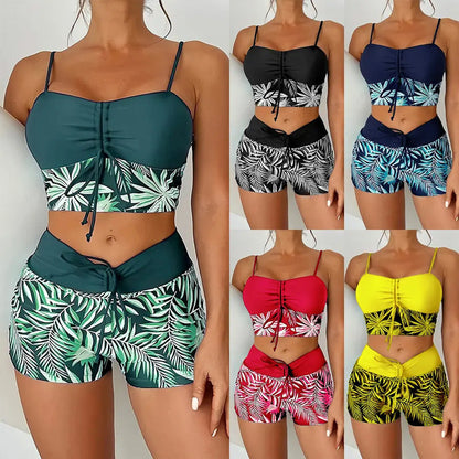 👙 50% DE RÉDUCTION 🏖️ Ensemble maillot de bain deux pièces imprimé – Nouveau design 2026 – Tissu extensible, séchage rapide – parfait pour la plage ou la piscine – look tendance et confortable ☀️🌊
