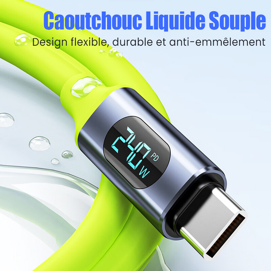 🔥Câble de recharge rapide 240 W, compatible avec l'iPhone