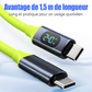🔥Câble de recharge rapide 240 W, compatible avec l'iPhone