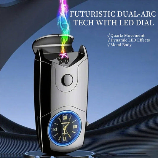 🔥Briquet électrique sans flamme avec cadran pour hommes