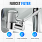 📢📢50 % de réduction !! ⏰ Ensemble de Buses Filtrantes Universelles Pivotantes à 720° – 2 Modes d’Eau, Filtre Transparent & Installation Sans Outil 🚰