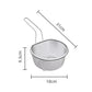 📢📢50% DE RÉDUCTION !! ⏰ Passoire en Acier Inoxydable avec Manche – Inox 304, mailles fine & large – Idéale pour égoutter pâtes, légumes & fruits 🥗