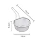 📢📢50% DE RÉDUCTION !! ⏰ Passoire en Acier Inoxydable avec Manche – Inox 304, mailles fine & large – Idéale pour égoutter pâtes, légumes & fruits 🥗