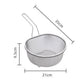 📢📢50% DE RÉDUCTION !! ⏰ Passoire en Acier Inoxydable avec Manche – Inox 304, mailles fine & large – Idéale pour égoutter pâtes, légumes & fruits 🥗