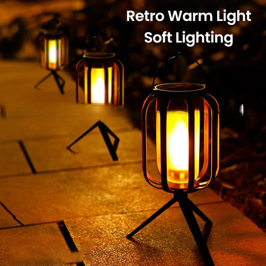 🔥40 % de réduction✨ Lampes d'extérieur de type lanterne à énergie solaire avec 4 modes d'éclairage - ⏳ Jusqu'à épuisement des stocks