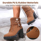Bottines Femme à Talon Épais - Chaudes et Douillettes 🔥 SOLDE EXCEPTIONNELLE -49%