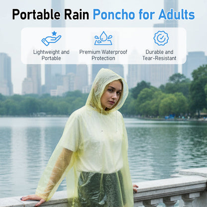 📢📢Achetez-en 2， obtenez-en 1 💥gratuitPoncho imperméable portable pour adultes