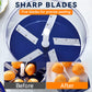 🍎 50% DE RÉDUCTION! ⚡ Éplucheur Électrique Transparent – Lames inox, moteur cuivre & 5 accessoires – Idéal pour éplucher fruits et légumes en un rien de temps 🥕