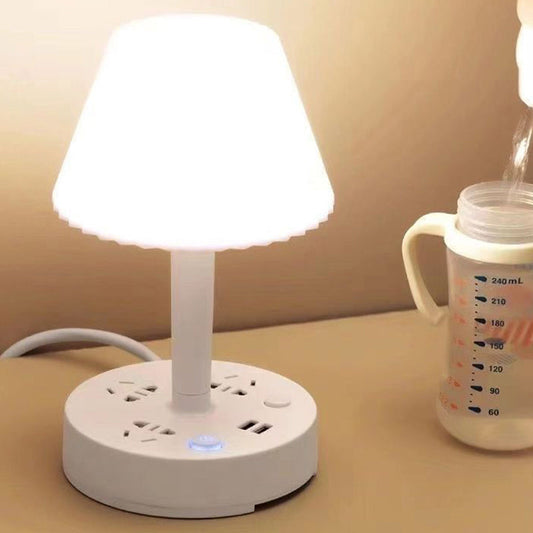 📢📢49% de réduction ! ✨ Idée Cadeau Hiver : Lampe d’Appoint avec Double Prise (USB + Secteur) - Confort & Sécurité