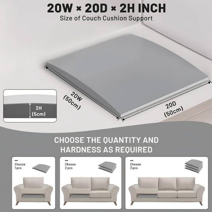 📢📢50% DE RÉDUCTION !! ⏰ Coussin de Soutien pour Canapé - Mousse Haute Densité avec Base Anti-Dérapante pour un Confort et Maintien Optimal 🏠💫