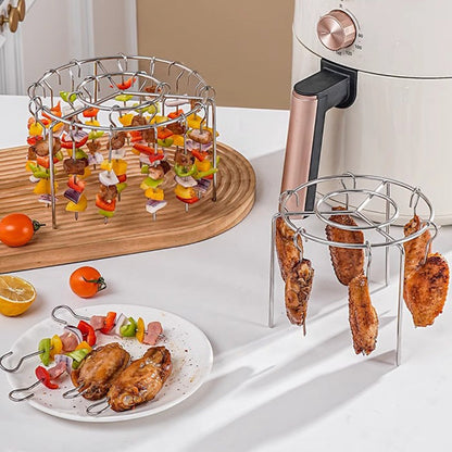 🔥 50% DE RÉDUCTION ! ✨Ensemble de grilles de cuisson multifonction en acier inoxydable 316 pour friteuse à air chaud