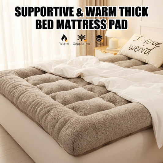 🛏️ 60% DE RÉDUCTION! ❄️ Surmatelas Épais et Chaud – Ergonomique, respirant & anti-glisse – Confort et chaleur pour des nuits paisibles ✨