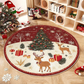 🎅Non-slip Round Christmas Tree Rug❄️