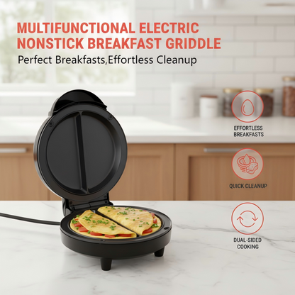 🔥-50 % ! 💥 Plaque électrique antiadhésive multifonction pour petit-déjeuner 🥞✨
