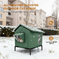 🐱 PROMO LIMITÉE 38% DE RÉDUCTION ! ✨ Maison pour Chat d‘Extérieur surélevée – Imperméable, Isolante, Stable et Pliable 🌧️
