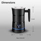 📢🥛⚡ PROMO -50% ! Mousseur à Lait Électrique Professionnel – 4 Modes, Chauffe Rapide & Acier Inox (Design Compact, USB/Secteur)