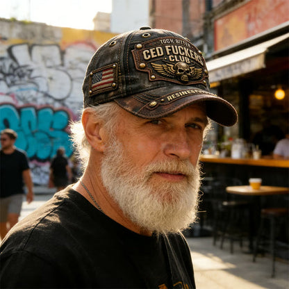 ⏳Spécial à durée limitée⏰Casquette vintage brodée Old Fuckers Club🧢