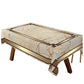 📢📢49% de réduction ! 🍽️ Nappe Marbre Imperméable – Élégance Beige & Or, S’Essuie en un Clin d’Œil !