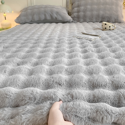 📢📢50% DE RÉDUCTION !! ⏰Drap-Housse Épais en Peluche