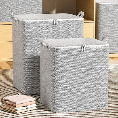 📦 49% DE RÉDUCTION ! 🛏️ Boîte de Rangement Extra-Large – Jusqu‘à 220L, Avec Couvercle & Idéale pour Couvertures/Vêtements ✨