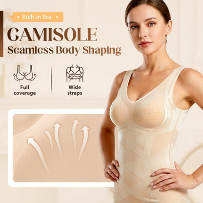 📢📢🔥 49 % DE RÉDUCTION !! ✨Seamless Body Shaping Camisole with Built-in Bra