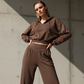 📢📢50 % de réduction !!⏰Women's Crop Hoodie & Wide-Leg Pants Set