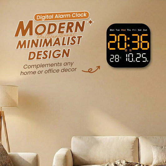 💼📱 Design moderne | Réveil numérique multifonctionnel | Écran clair et pratique 【49 % DE RÉDUCTION】