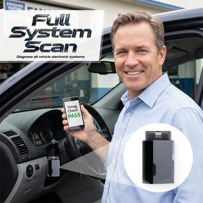 🔧🚗 Outil diagnostic auto Bluetooth 5.0 – Données en temps réel et test batterie, compatible iOS et Android, pour surveiller votre véhicule en quelques secondes 📱🔋