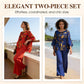✨Ensemble deux pièces pour femme composé d'un haut imprimé et d'un pantalon