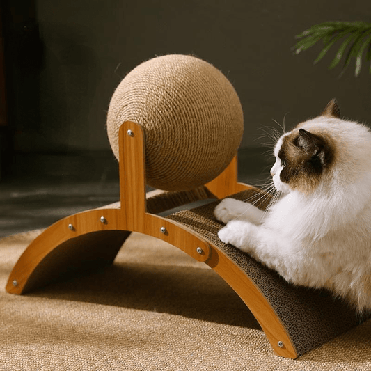 ✨ Nouveauté 2026 | Boule à Gratter Naturelle en Sisal | Chat Heureux, Canapé Préservé 😻【-50%】