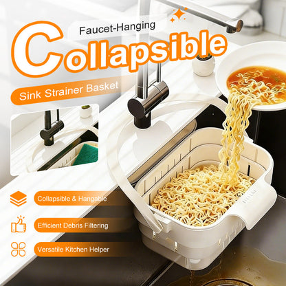 🔥Offre à durée limitée-Panier de crépine d'évier pliable suspendu au robinet