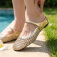 💐49% DE RÉDUCTION ! Mules Tissées à Enfiler – Confort Ultra & Maintien Doux 👡☁️【Prix Spécial】
